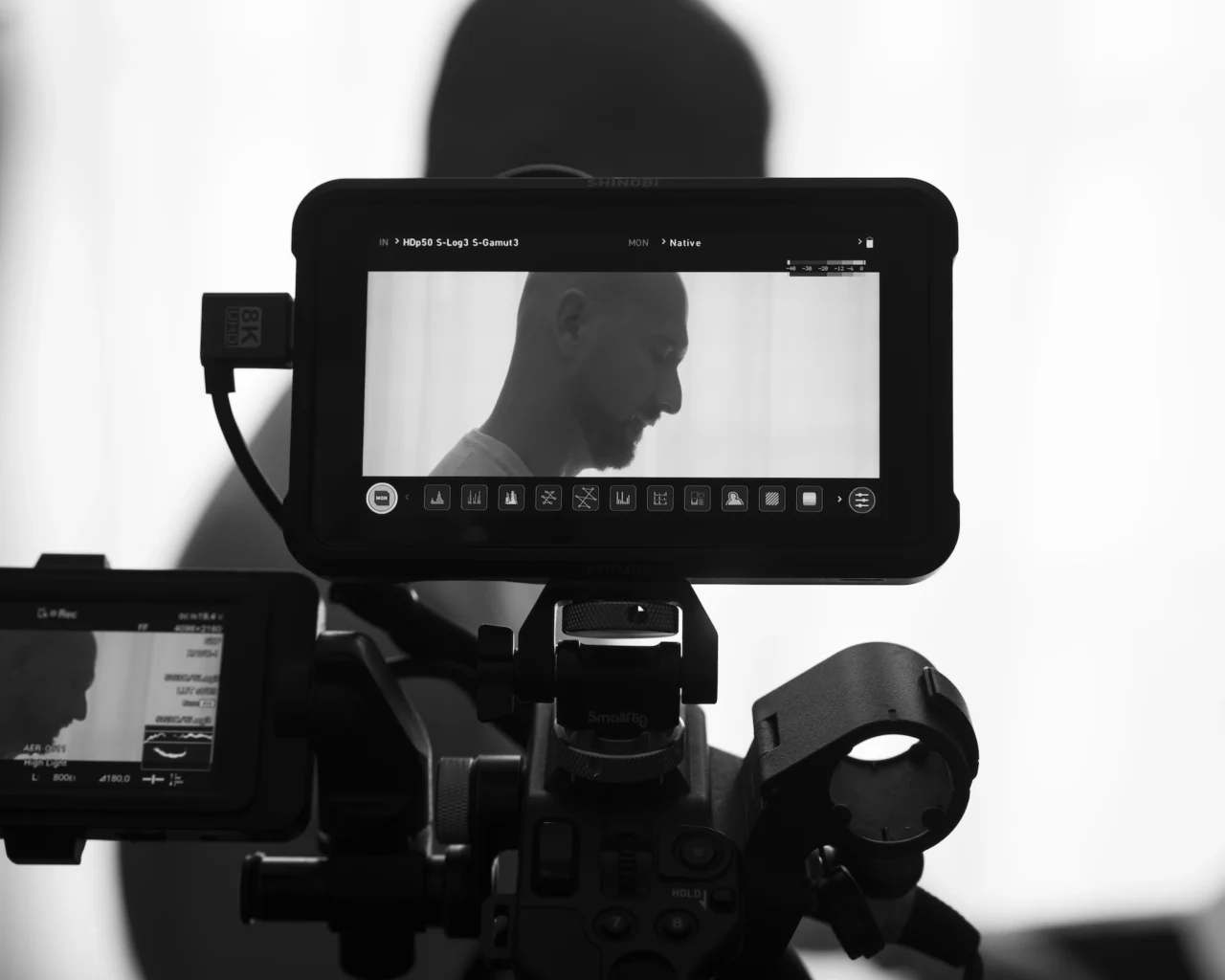 Detrás de las cámaras rodaje cortometraje AER con Josué Vergara