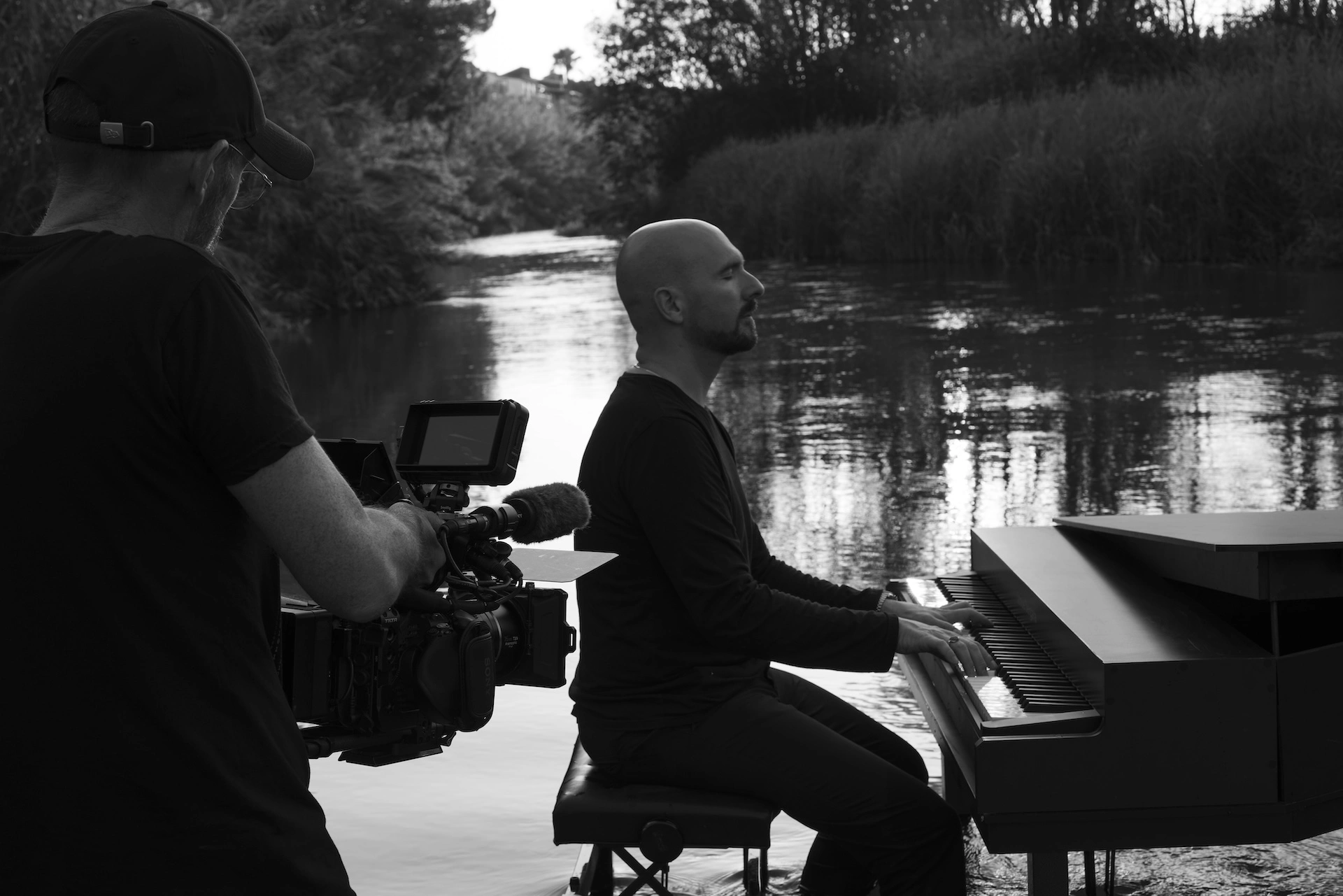 Detrás de las cámaras rodaje cortometraje AER con Josué Vergara