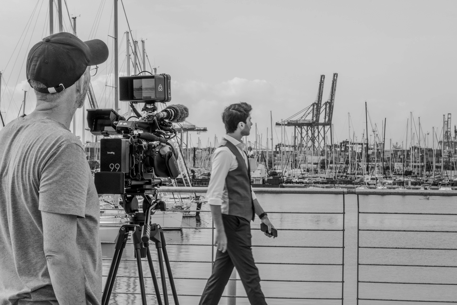 Rodaje vídeo corporativo. El Claroscuro Films Productora Audiovisual