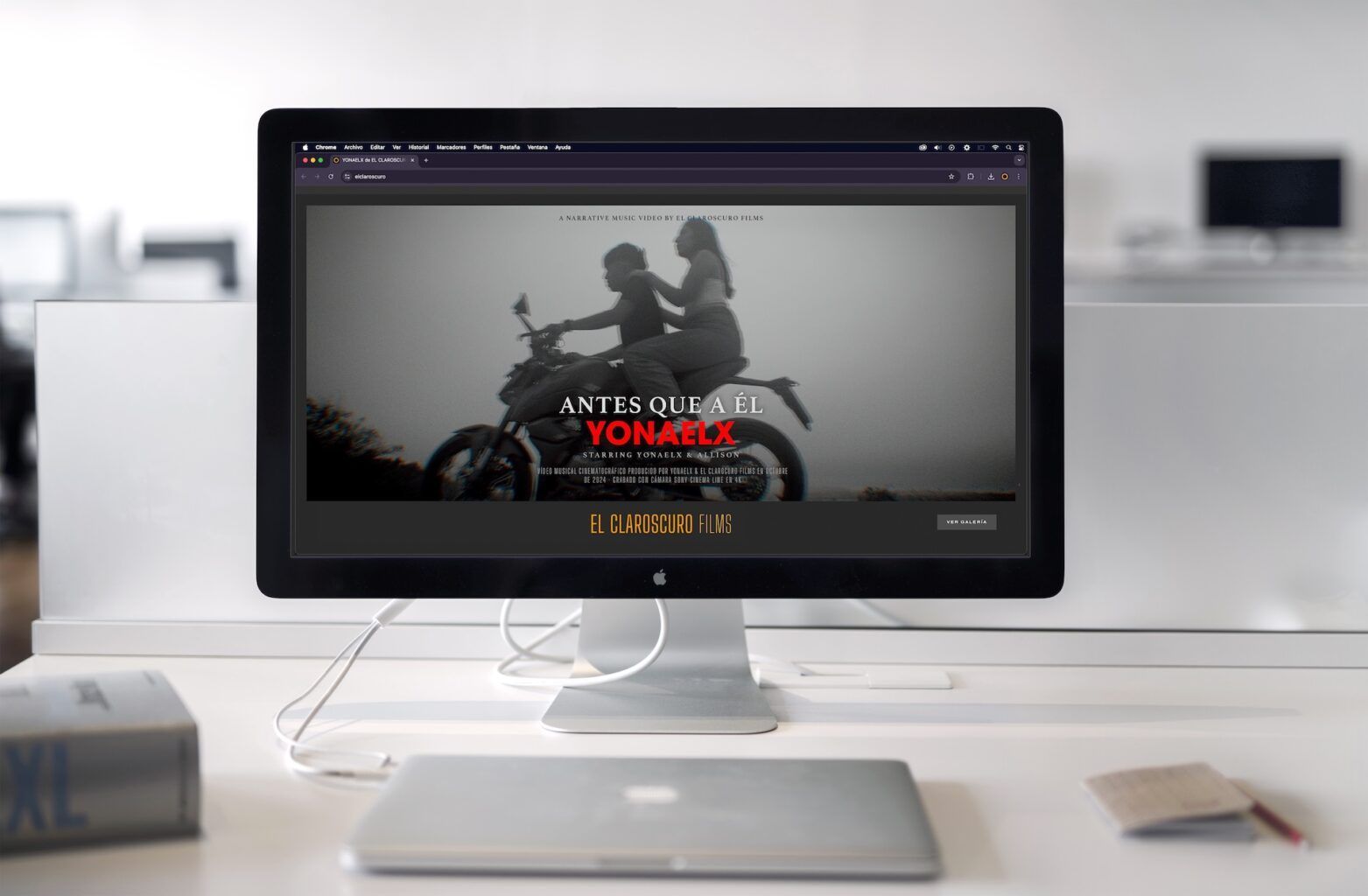 El Claroscuro Films delivery website