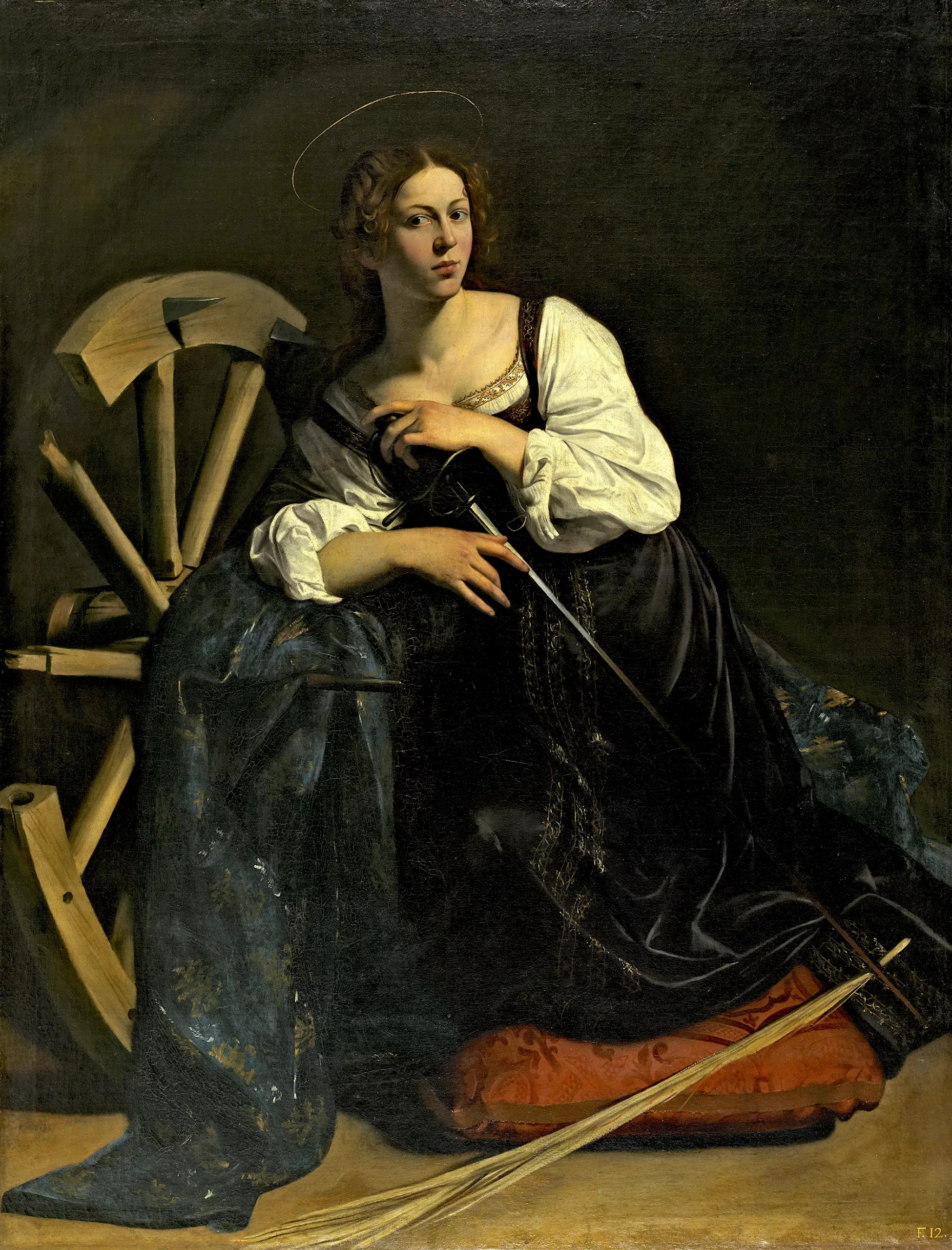 El arte en EL CLAROSCURO FILMS. "Santa Catalina" de Caravaggio